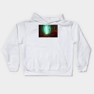 Magical forest light Kids Hoodie